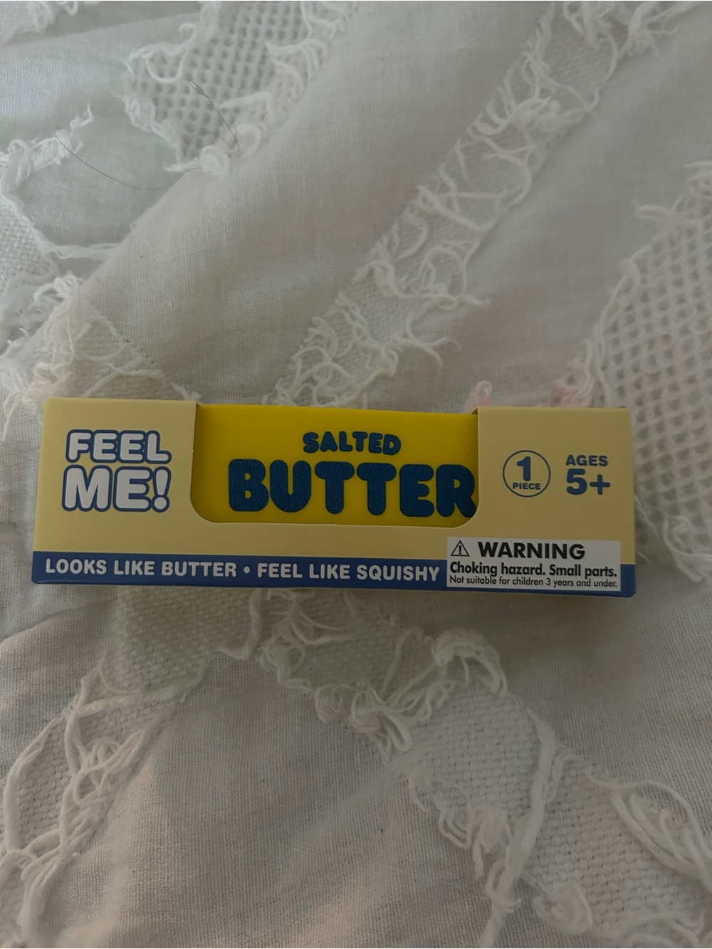 Yellow Salted Butter Squishy Toy